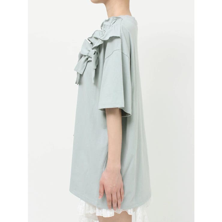 ribbon frill big tee | merry jenny | 詳細画像23 