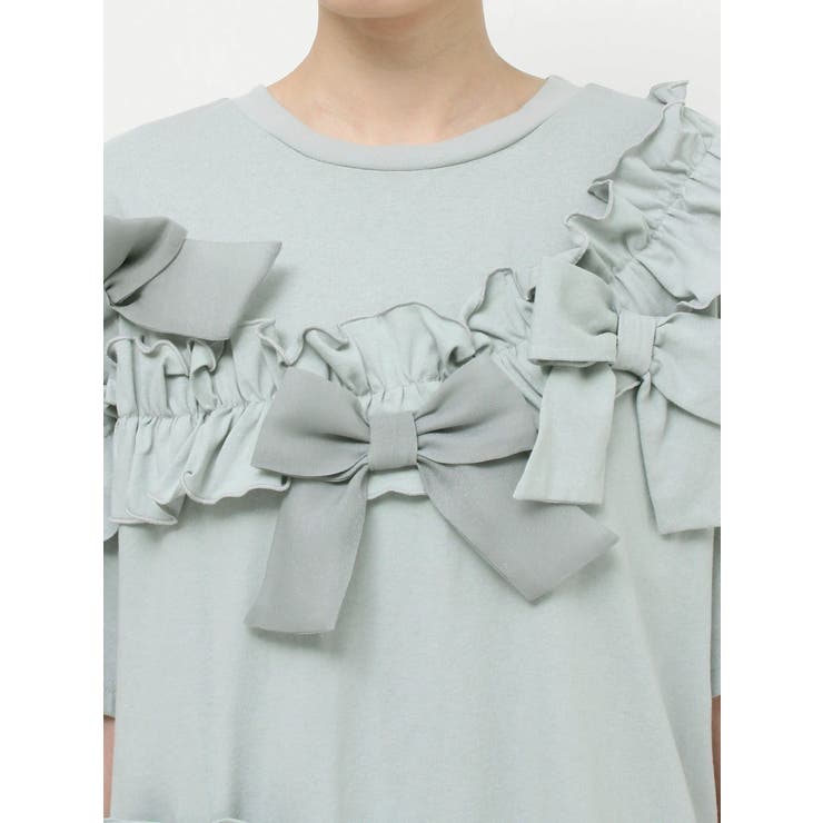 ribbon frill big tee | merry jenny | 詳細画像25 