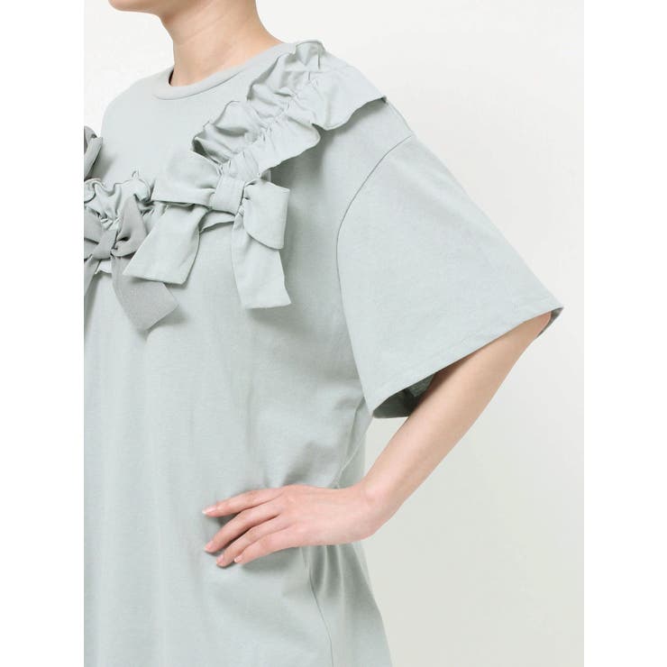 ribbon frill big tee | merry jenny | 詳細画像26 