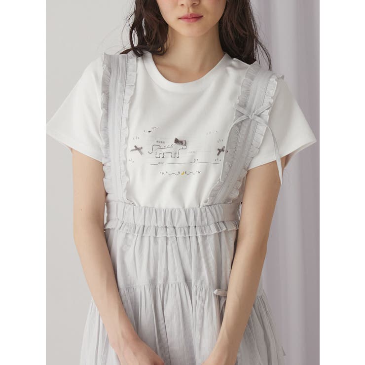 オフホワイト | PONY PONY Tee | merry jenny