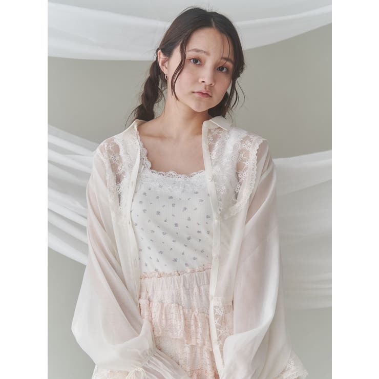 flower camisole tops | merry jenny | 詳細画像2 