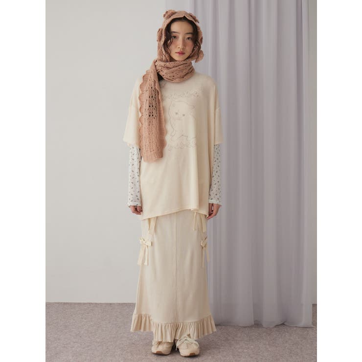 cat ribbonレイヤードロンT | merry jenny | 詳細画像12 