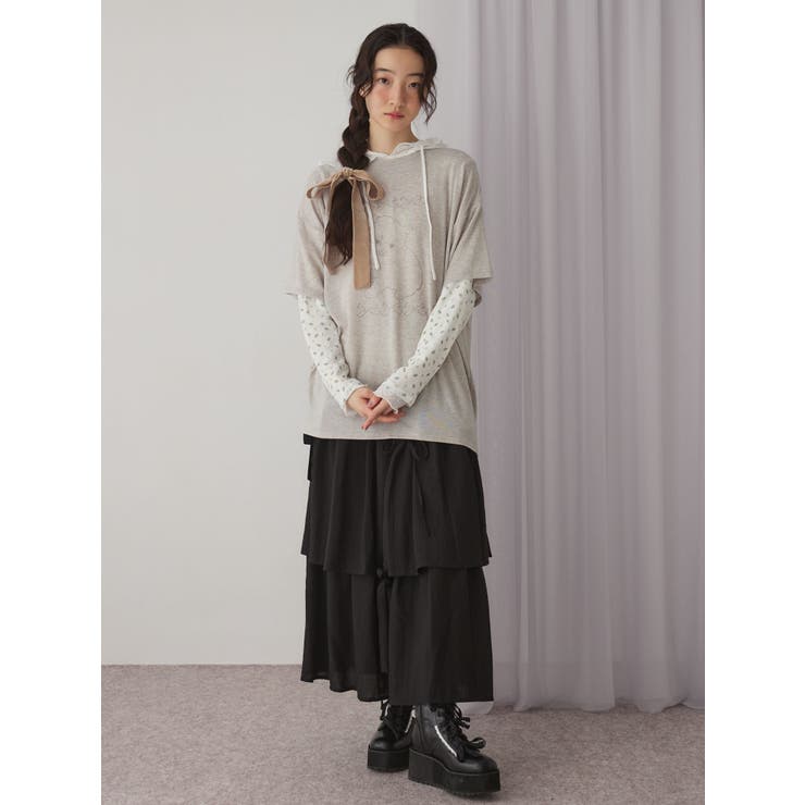 cat ribbonレイヤードロンT | merry jenny | 詳細画像18 