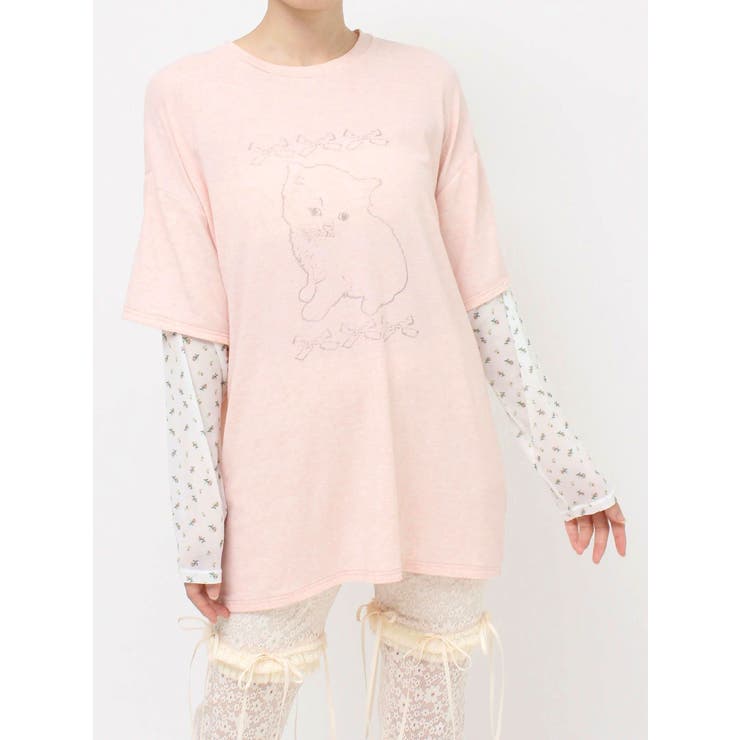 cat ribbonレイヤードロンT | merry jenny | 詳細画像32 