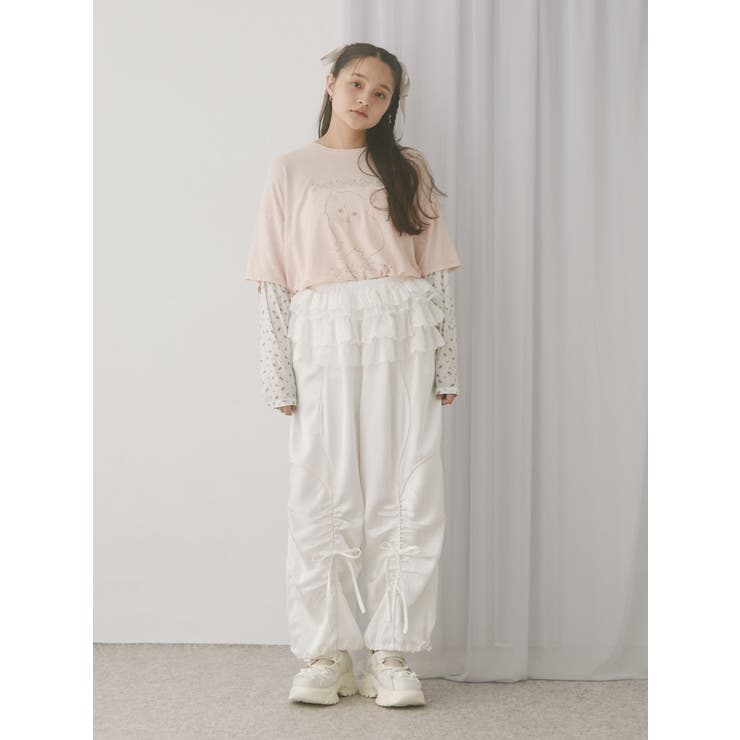 cat ribbonレイヤードロンT | merry jenny | 詳細画像7 