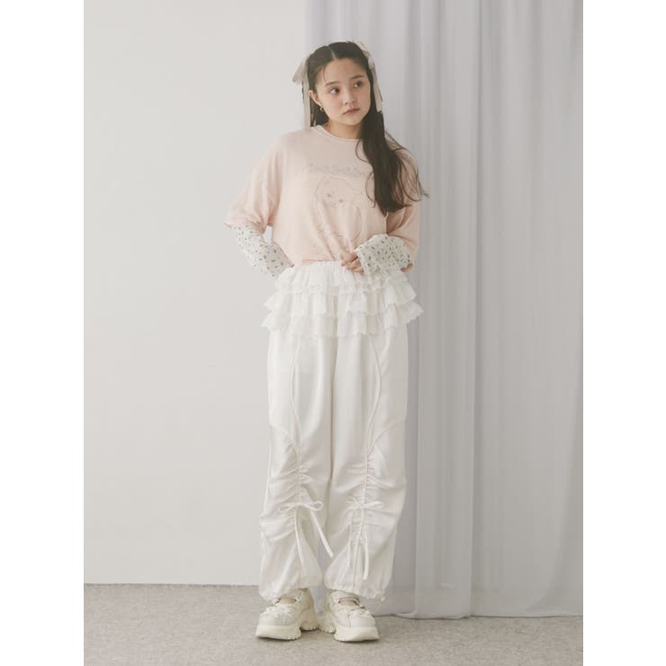 cat ribbonレイヤードロンT | merry jenny | 詳細画像8 