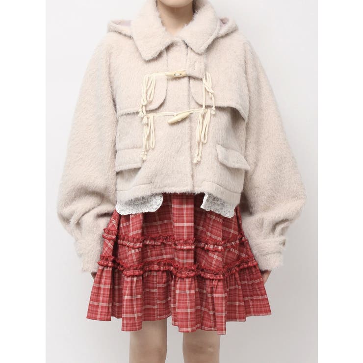 milk shaggy Duffle Coat | merry jenny | 詳細画像20 