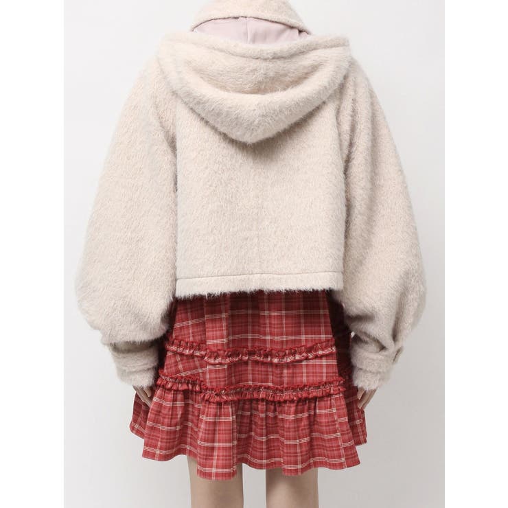 milk shaggy Duffle Coat | merry jenny | 詳細画像22 