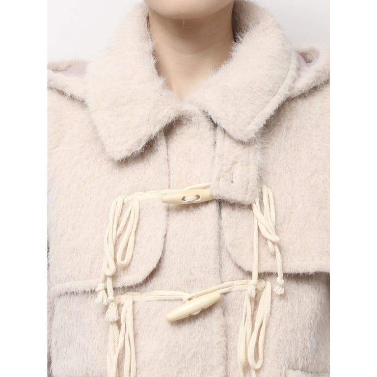 milk shaggy Duffle Coat | merry jenny | 詳細画像23 