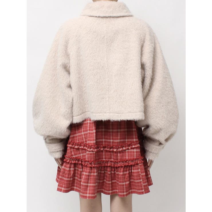 milk shaggy Duffle Coat | merry jenny | 詳細画像30 