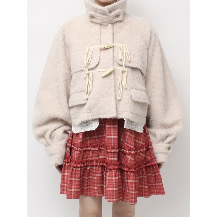 milk shaggy Duffle Coat | merry jenny | 詳細画像31 