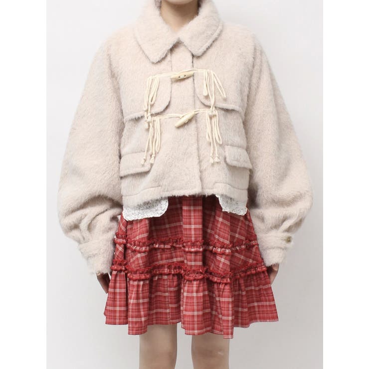 milk shaggy Duffle Coat | merry jenny | 詳細画像43 
