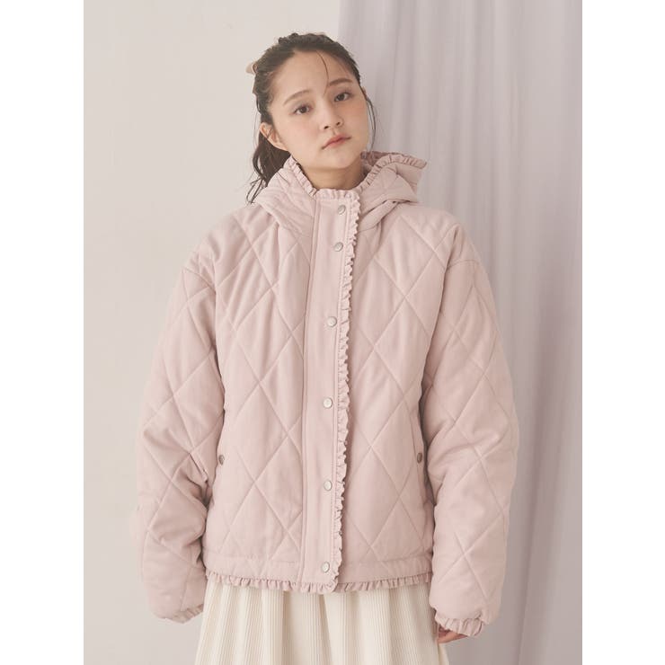 フリルキルティングフードジャケット | merry jenny | 詳細画像10 