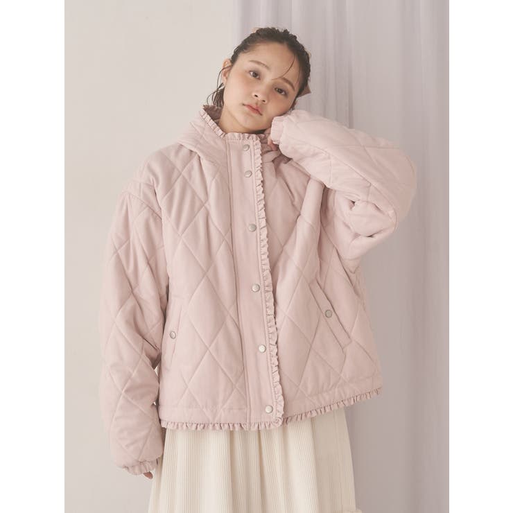 フリルキルティングフードジャケット | merry jenny | 詳細画像11 