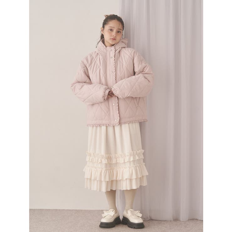 フリルキルティングフードジャケット | merry jenny | 詳細画像13 