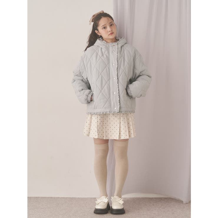 フリルキルティングフードジャケット | merry jenny | 詳細画像18 