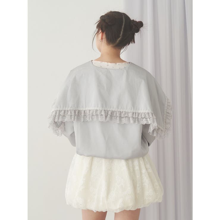 ribbonセーラーサテンブルゾン | merry jenny | 詳細画像24 