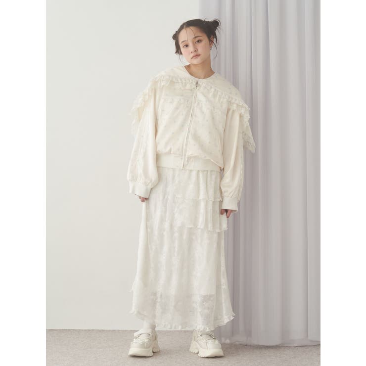 Jenny Fax サテンブルゾン 最安値❕ Jenny Faxサテンブルゾン