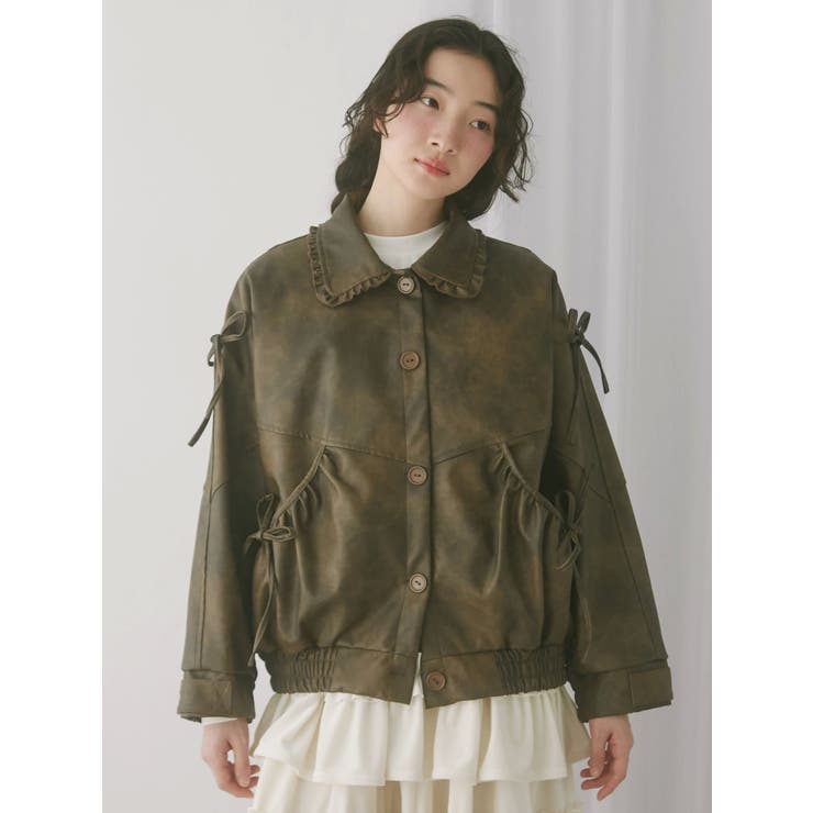 ギャザーリボンジャケット | merry jenny | 詳細画像16 