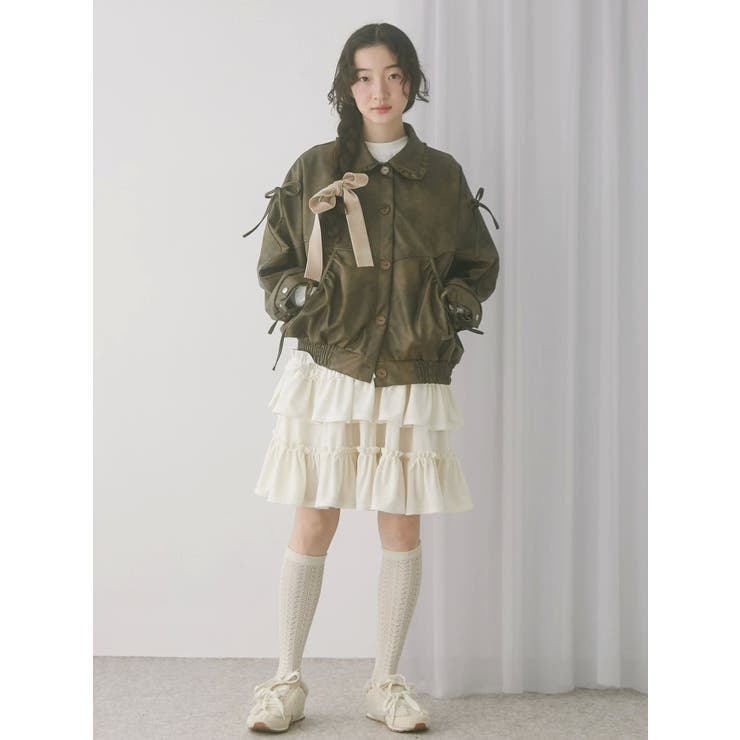 ギャザーリボンジャケット | merry jenny | 詳細画像17 