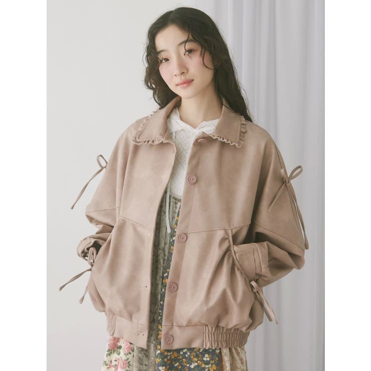 ギャザーリボンジャケット | merry jenny | 詳細画像7 