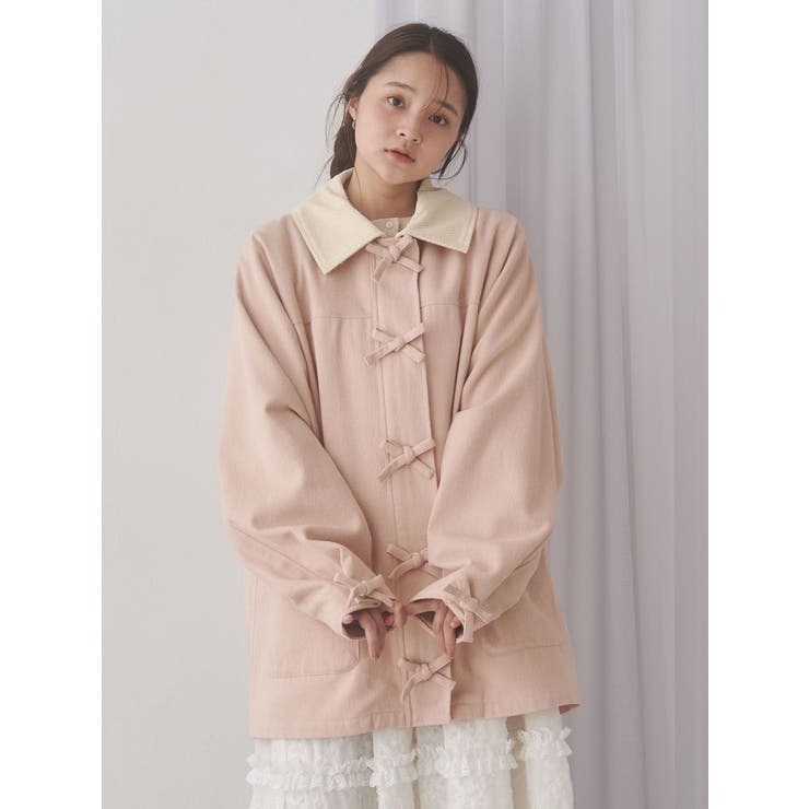 Ribbonハンティングジャケット[品番：MKSW0065617]｜merry jenny