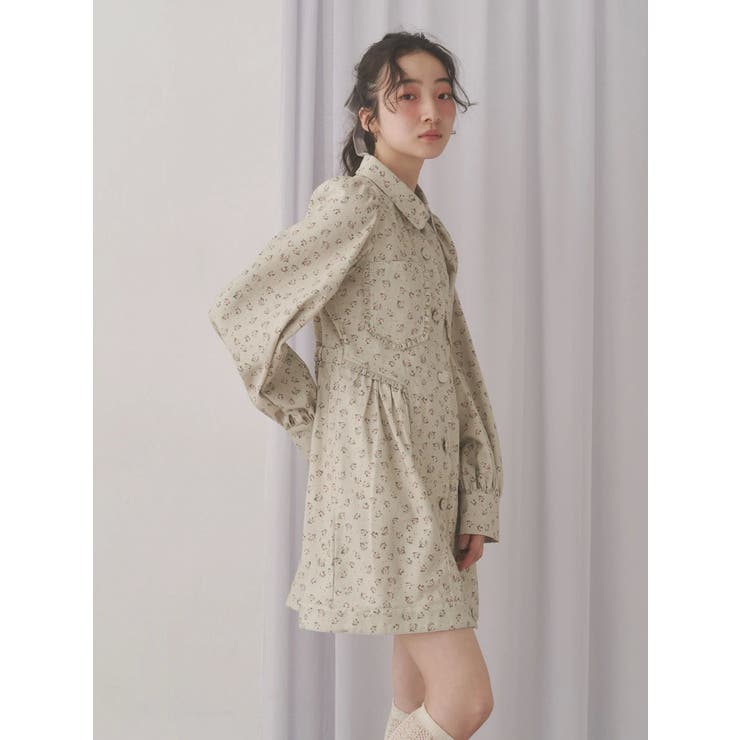 flowerツイルパフミニワンピース | merry jenny | 詳細画像13 