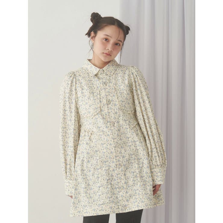 flowerツイルパフミニワンピース | merry jenny | 詳細画像16 