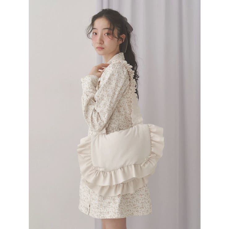 flowerツイルパフミニワンピース | merry jenny | 詳細画像24 