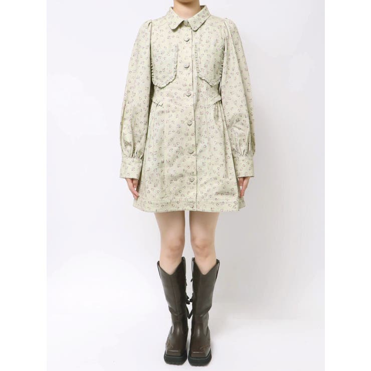 flowerツイルパフミニワンピース | merry jenny | 詳細画像38 