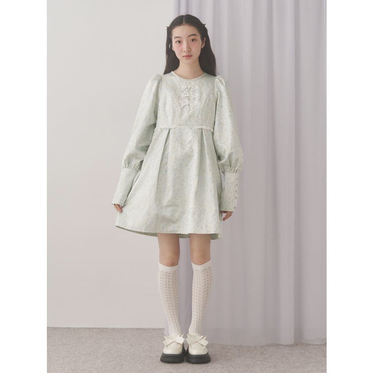 pastelジャガードミニワンピース | merry jenny | 詳細画像19 