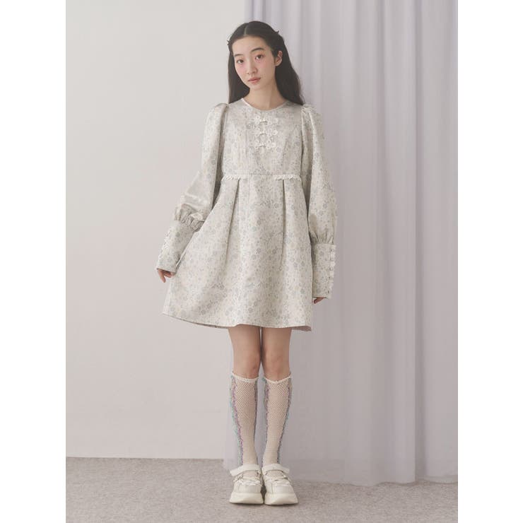 pastelジャガードミニワンピース | merry jenny | 詳細画像25 