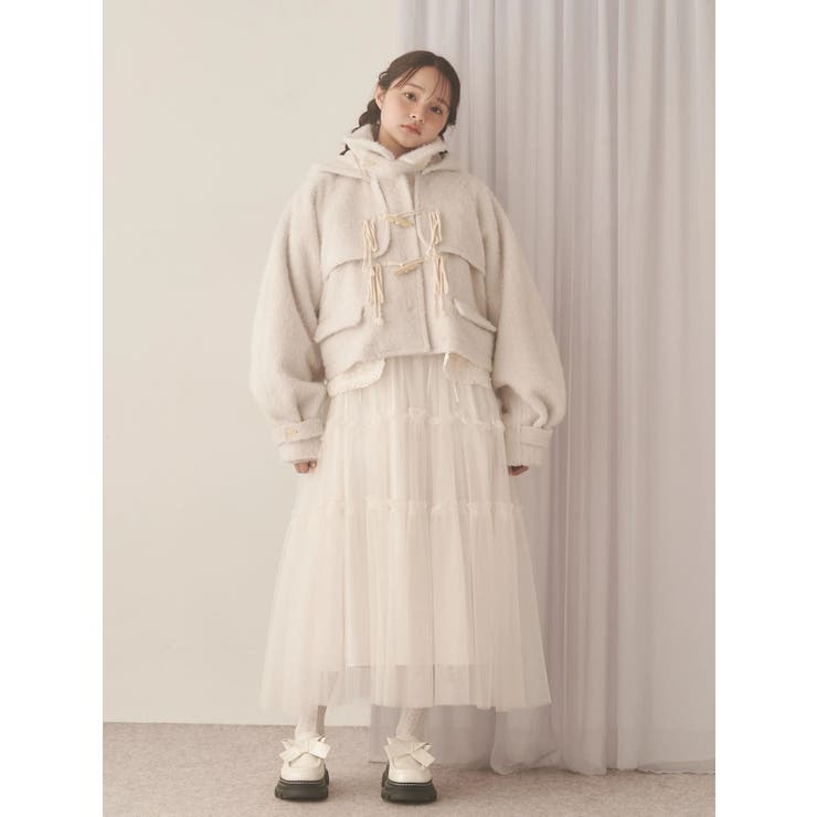 petit flowerチュールキャミワンピース[品番：MKSW0066258]｜merry