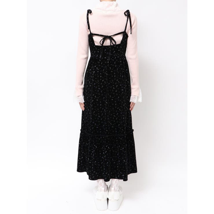 アシメribbonベロアワンピース | merry jenny | 詳細画像20 