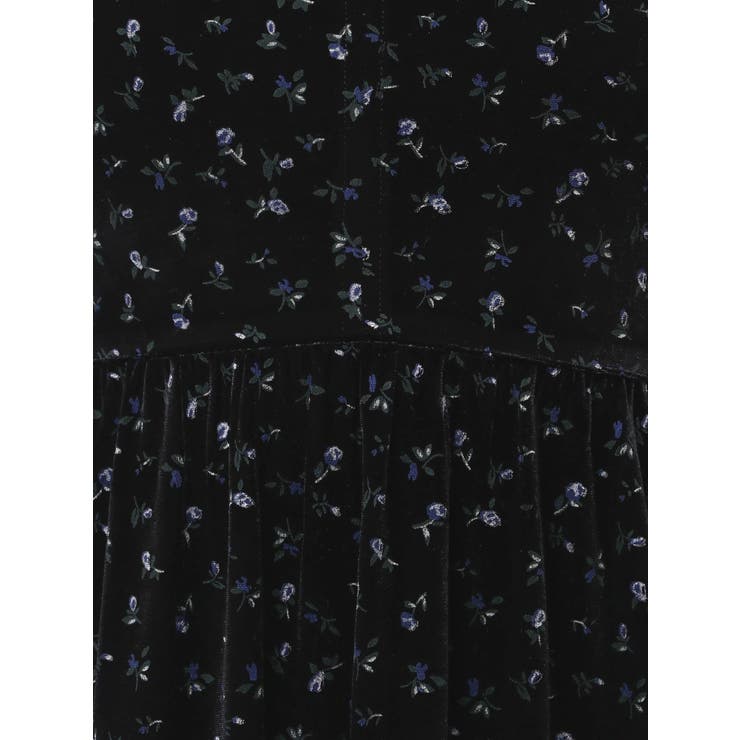 アシメribbonベロアワンピース | merry jenny | 詳細画像27 