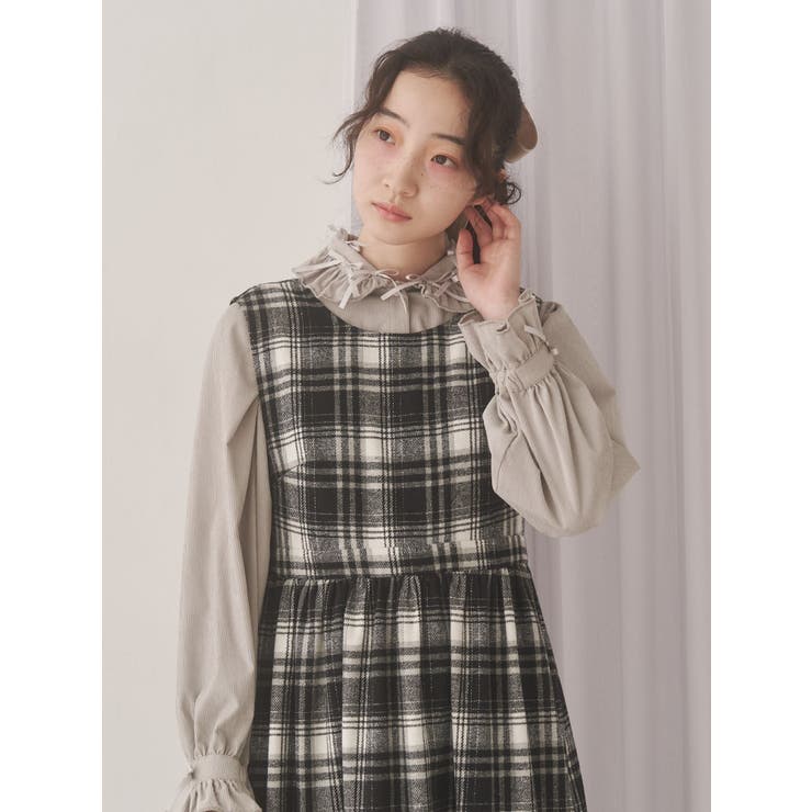 petit ribbonコーデュロイブラウス | merry jenny | 詳細画像20 