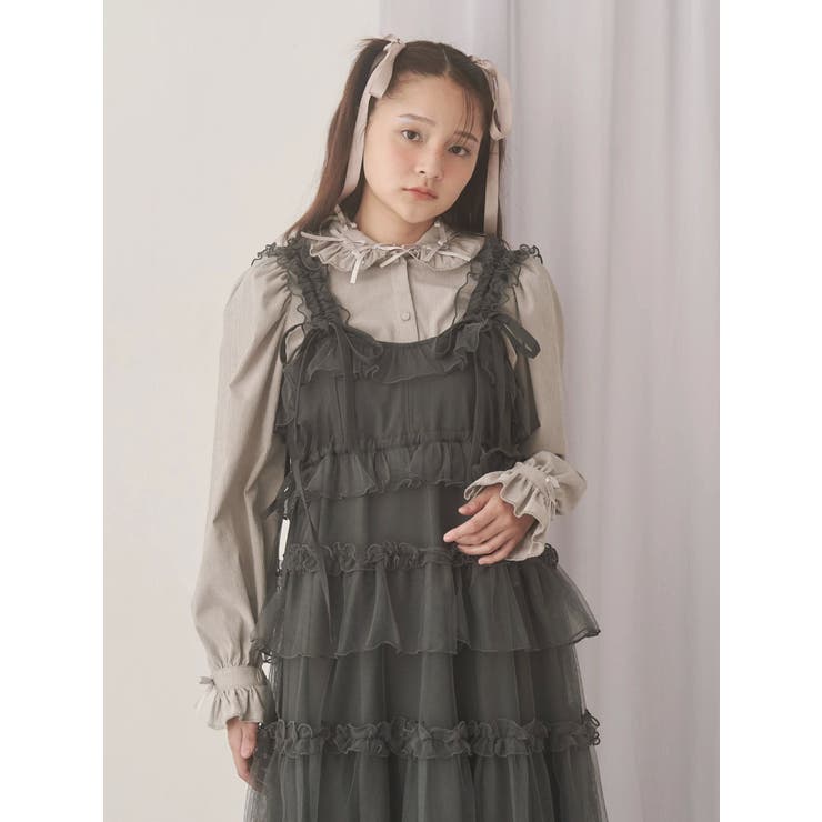 petit ribbonコーデュロイブラウス | merry jenny | 詳細画像32 