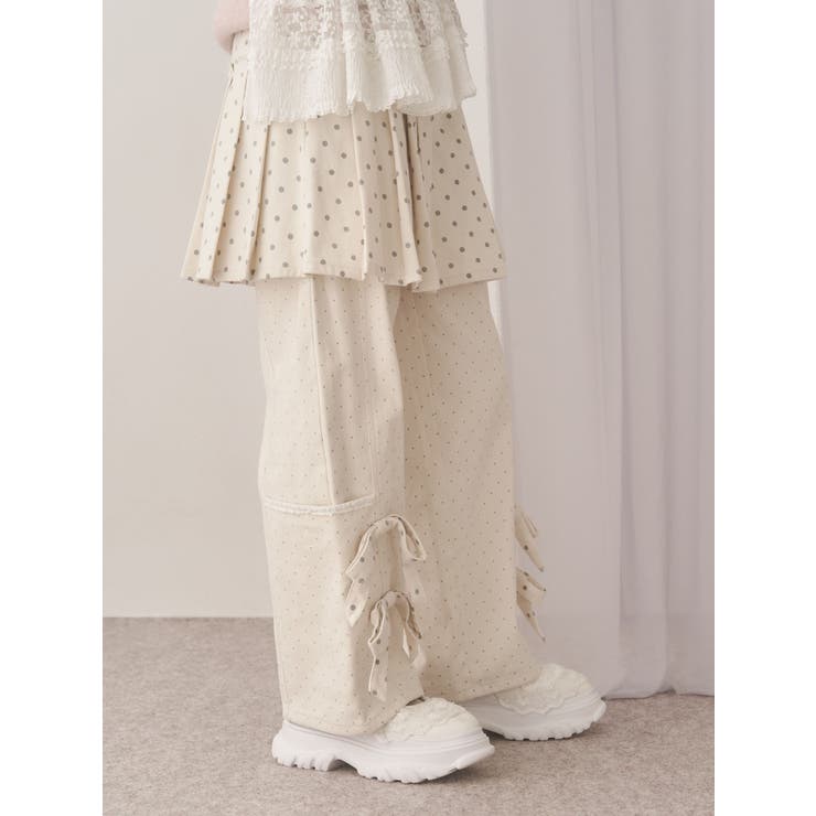 lulu dot ribbon pants | merry jenny | 詳細画像14 