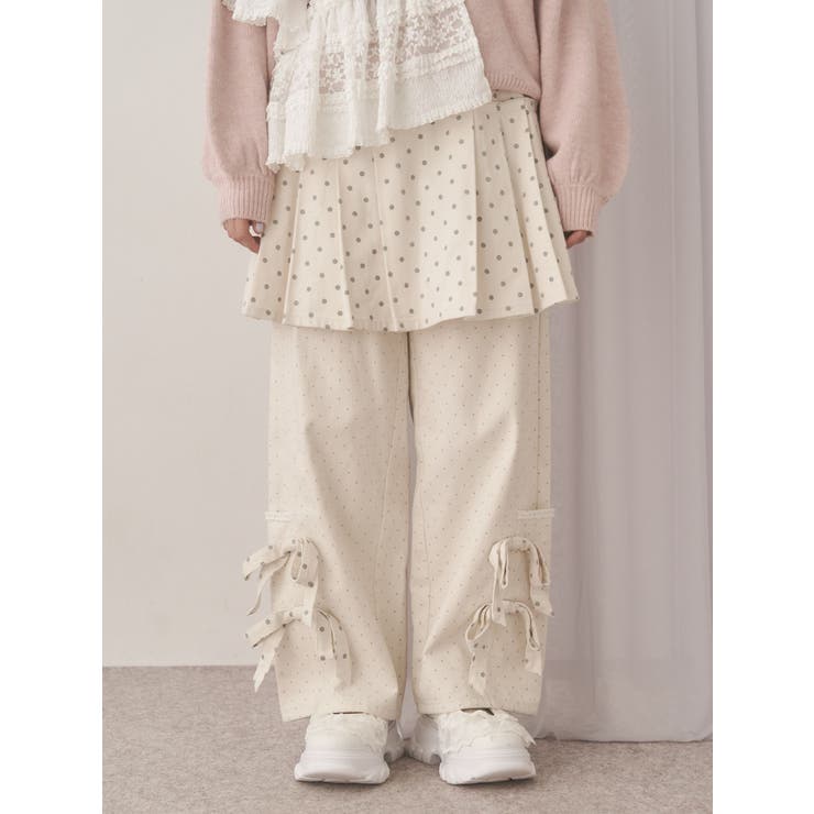 lulu dot ribbon pants | merry jenny | 詳細画像15 