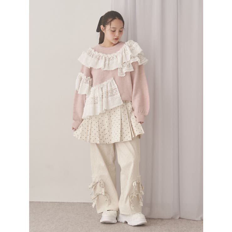 lulu dot ribbon pants | merry jenny | 詳細画像16 