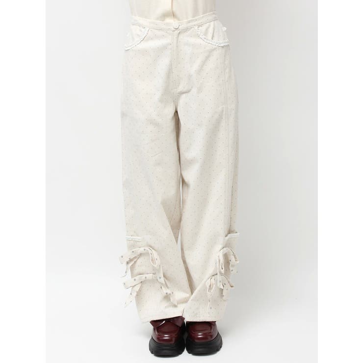 lulu dot ribbon pants | merry jenny | 詳細画像18 