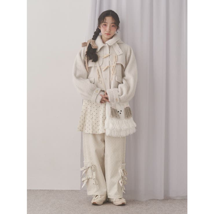 lulu dot ribbon pants | merry jenny | 詳細画像7 