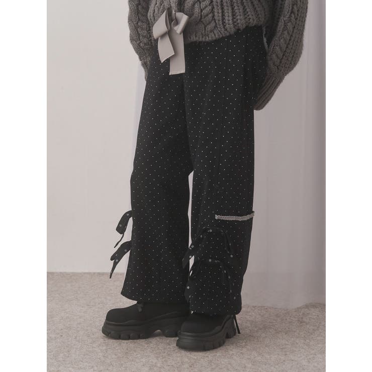 lulu dot ribbon pants | merry jenny | 詳細画像8 