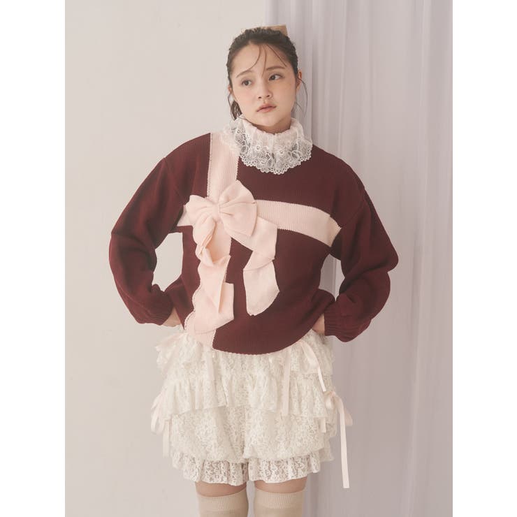 シュガーフリルカボチャパンツ[品番：MKSW0066262]｜merry jenny