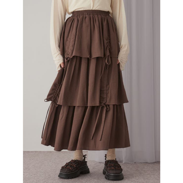 リボンドロストティアードスカート | merry jenny | 詳細画像15 