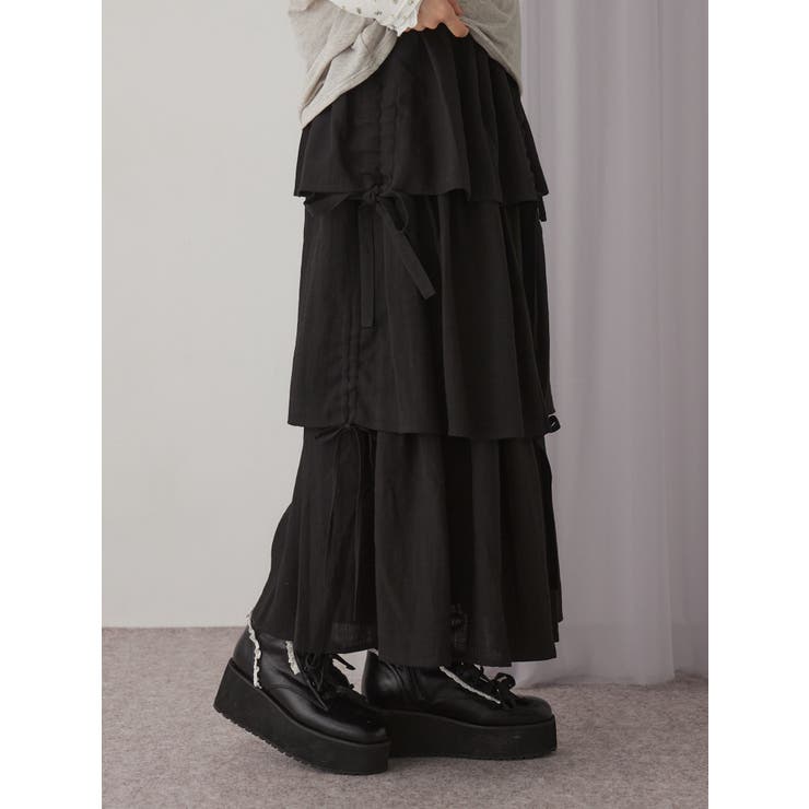 リボンドロストティアードスカート | merry jenny | 詳細画像20 