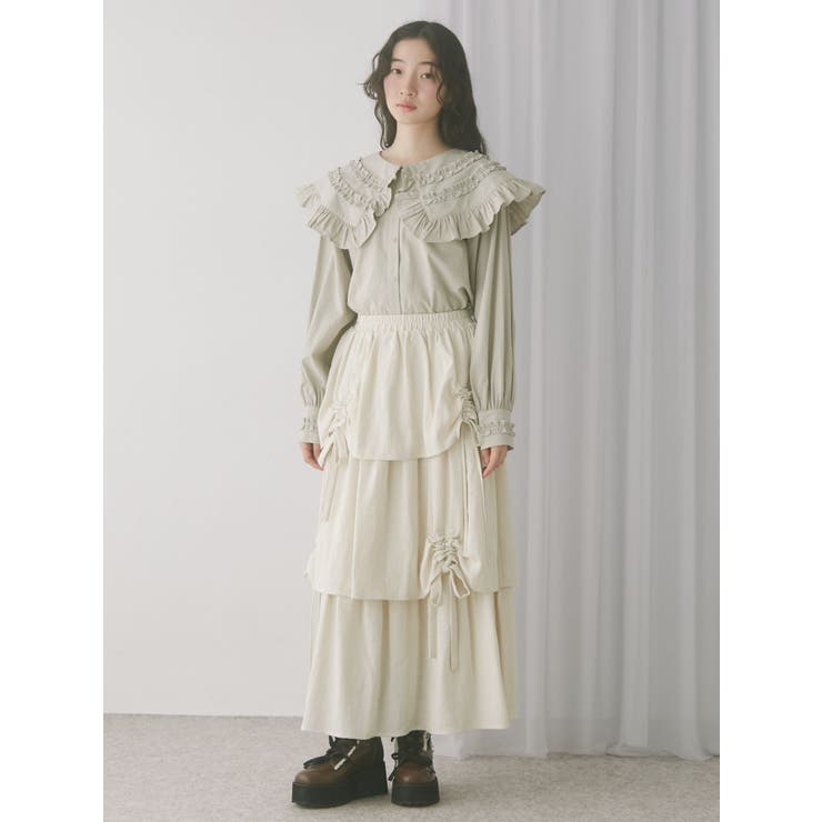 リボンドロストティアードスカート | merry jenny | 詳細画像25 