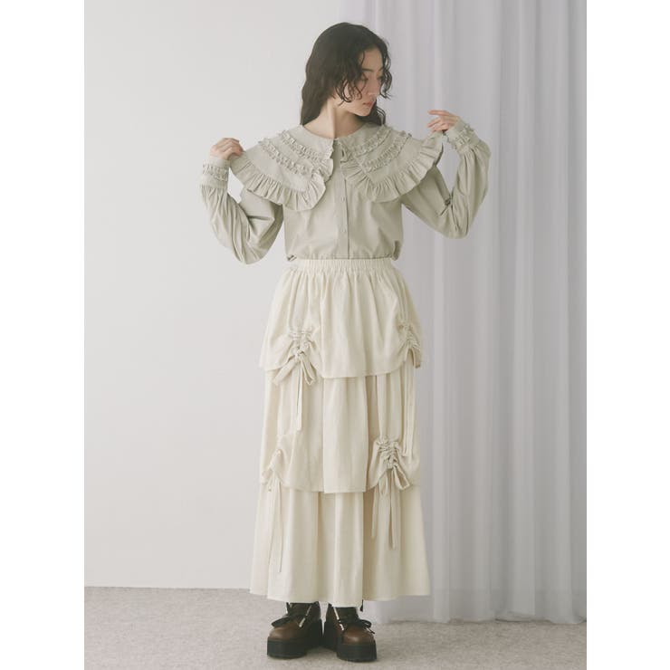 リボンドロストティアードスカート | merry jenny | 詳細画像26 