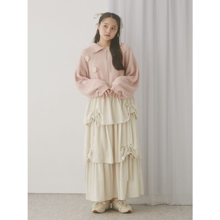リボンドロストティアードスカート | merry jenny | 詳細画像27 