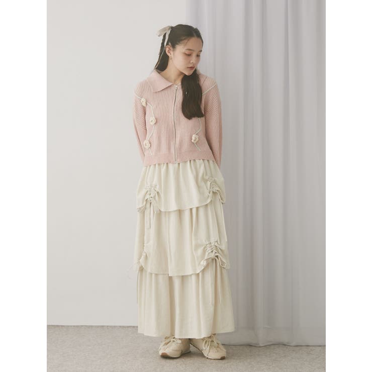リボンドロストティアードスカート | merry jenny | 詳細画像29 